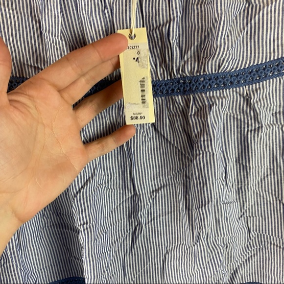 Max Studio Striped Blouse NWT - Picture 5 of 6